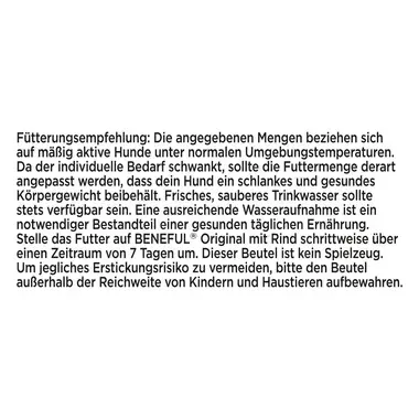 BENEFUL® Original mit Rind, Gartengemüse und Vitaminen