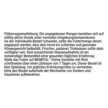 BENEFUL® Kleine Genießer mit Rind, Gartengemüse und Vitaminen