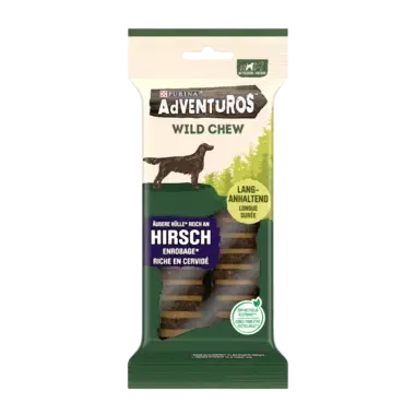 AdVENTuROS Wild Chew Hirsch für mittelgroße Hunde