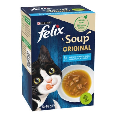 FELIX Soup Geschmacksvielfalt aus dem Wasser Seitenansicht