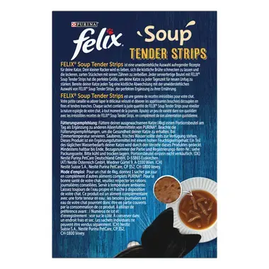 FELIX® Soup Tender Strips Geschmackvielfalt von Land Rückseite