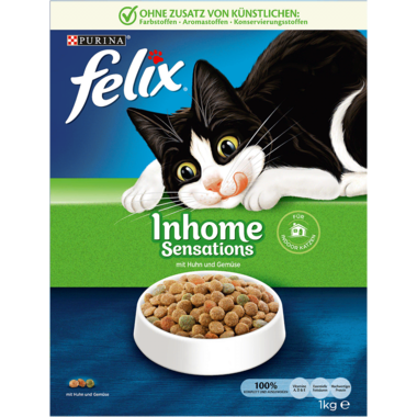 FELIX® Inhome Sensations mit Huhn und Gemüse Vorderansicht