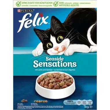FELIX® Seaside Sensations mit Lachs und Gemüse Vorderansicht