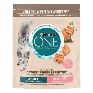 PURINA ONE® GRAIN FREE Adult, Reich an Lachs