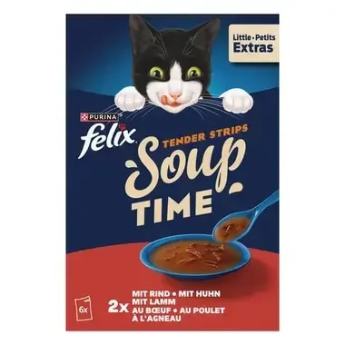 FELIX® Soup Tender Strips Geschmackvielfalt von Land Vorderansicht