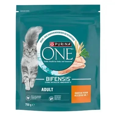 PURINA ONE Adult Katzenfutter reich an Huhn und Vollkorn-Getreide