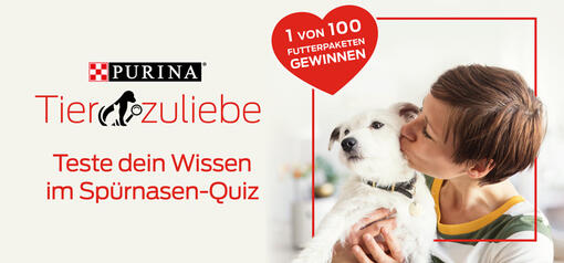 Jetzt im Spürnasen-Quiz teilnehmen und 1 von 100 Futterpaketen gewinnen