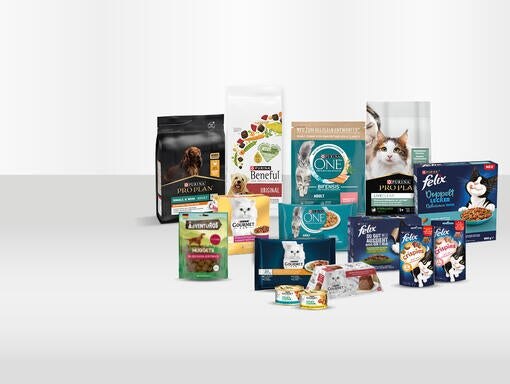 PURINA Marken: Tiernahrung für Katze und Hund